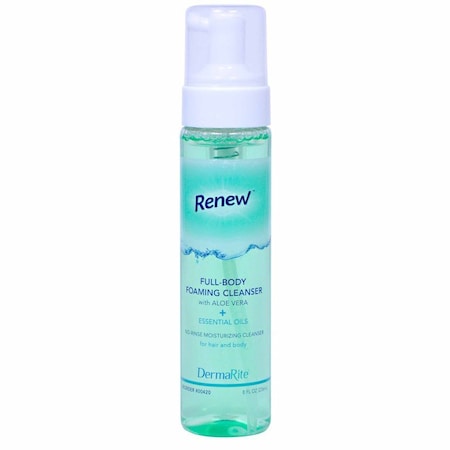 Renew Rinse-Free Body Wash Foaming 8 oz. Pump Bottle Citrus Scent 00420